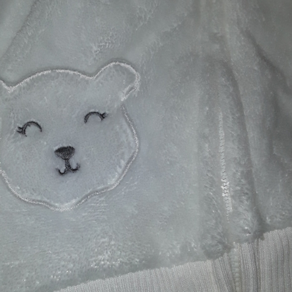 White 9 month zip up vest - Picture 3 of 3